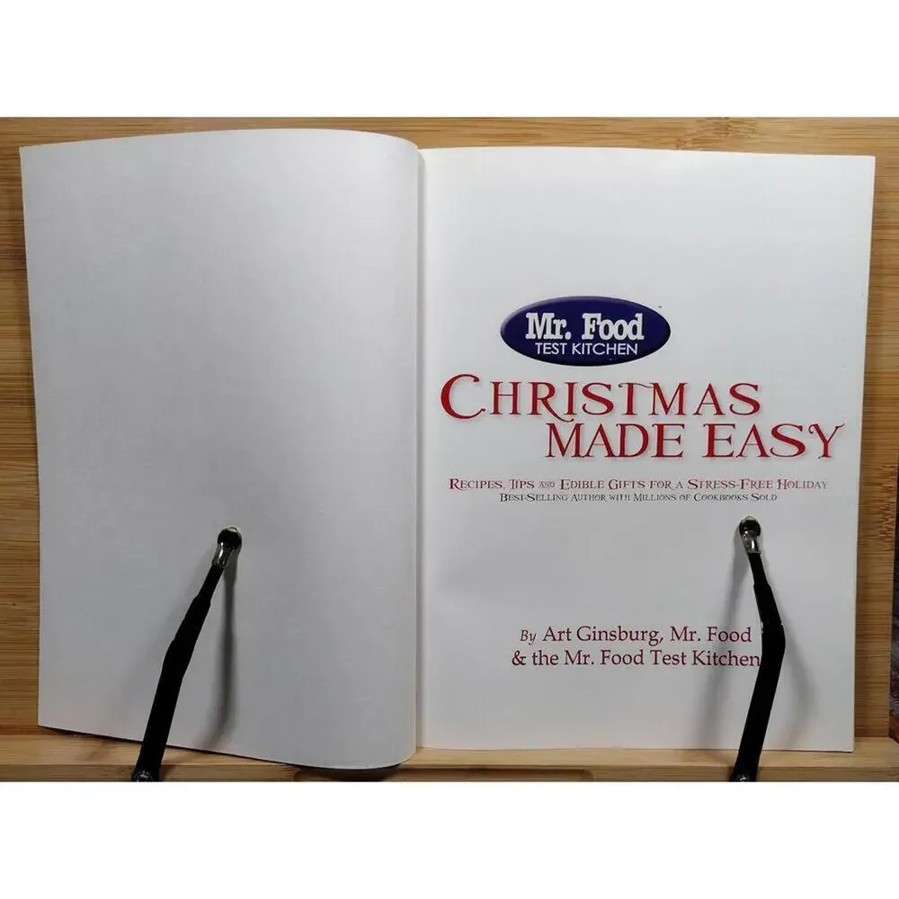 Christmas Made Easy‎ Cookbook by Mr. Food Test Kitchen